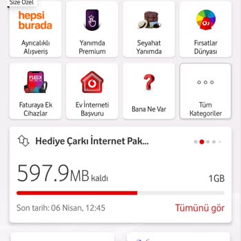 Vodafone'da İnternet Kullanım Sorunu: Hediye Ve Tarife Çakışması