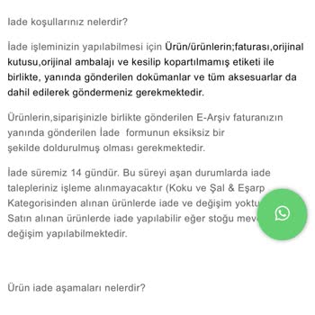 Ghisa Mağazasında İade Sorunu