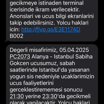 Pegasus'ta 2 Saat Rötar Ve Yetersiz İkram