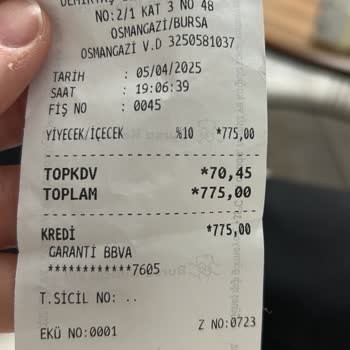 Bursa Kebap Evi'nde Porsiyon Ve Hizmet Sorunu