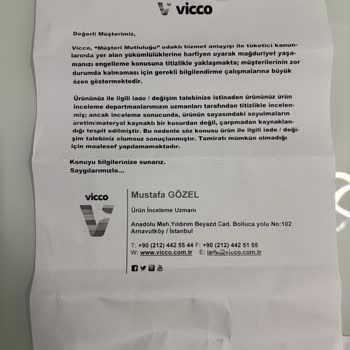 Vicco Ayakkabısında Yaşanan Kalite Sorunu Ve Müşteri Hizmetleri Hayal Kırıklığı