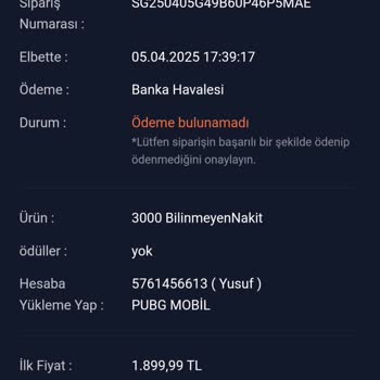 Müşteri Hizmetleri Ve Sipariş Sorunu