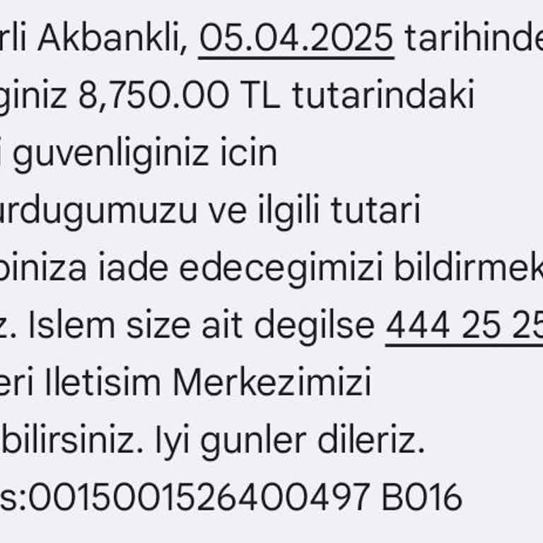 Akbank Para Transferi Mağduriyeti