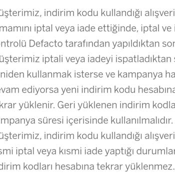 İade Edilen Ürün İçin Kod Yeniden Kullanılamıyor