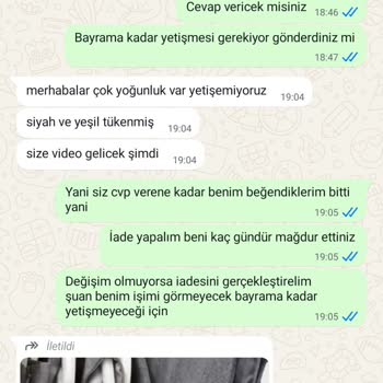Emine Aydın Butik'te İletişim Eksikliği Ve İade Sorunu