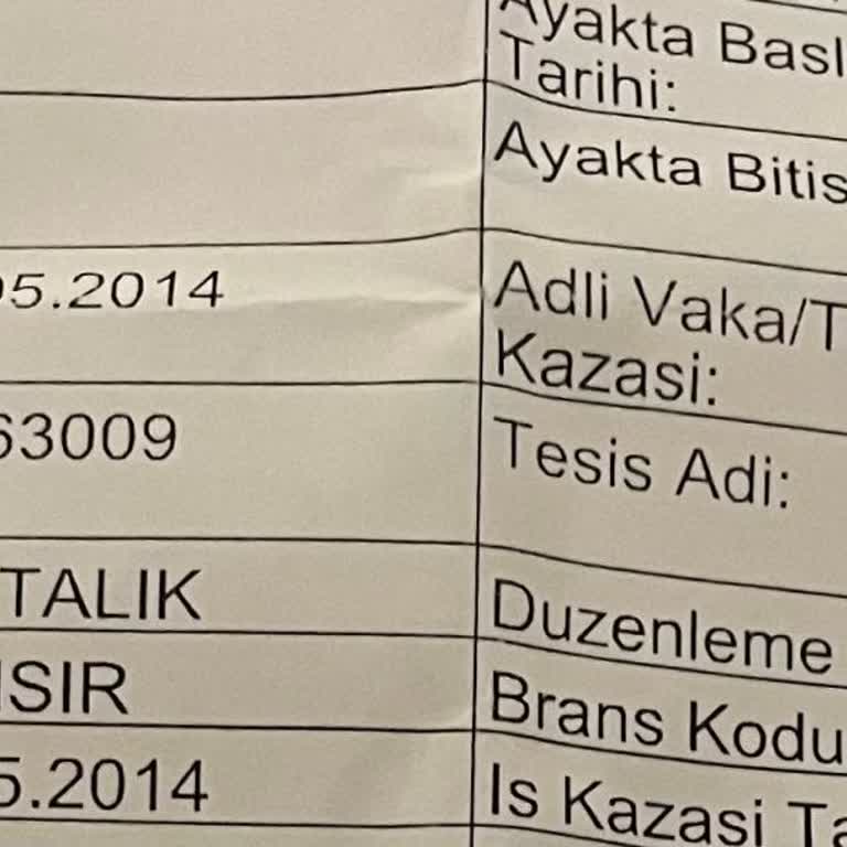 Yanlış Tarihli İş Göremezlik Raporu Sorunu