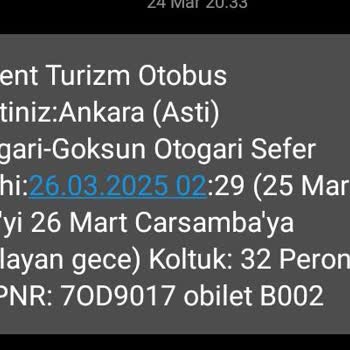 Hareket Saatindeki Değişiklik Sebebiyle Kaçırılan Otobüs Ve Ulaşılamayan Müşteri Hizmetleri
