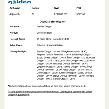 Otobüs Değişikliği Ve Konforsuz Yolculuk