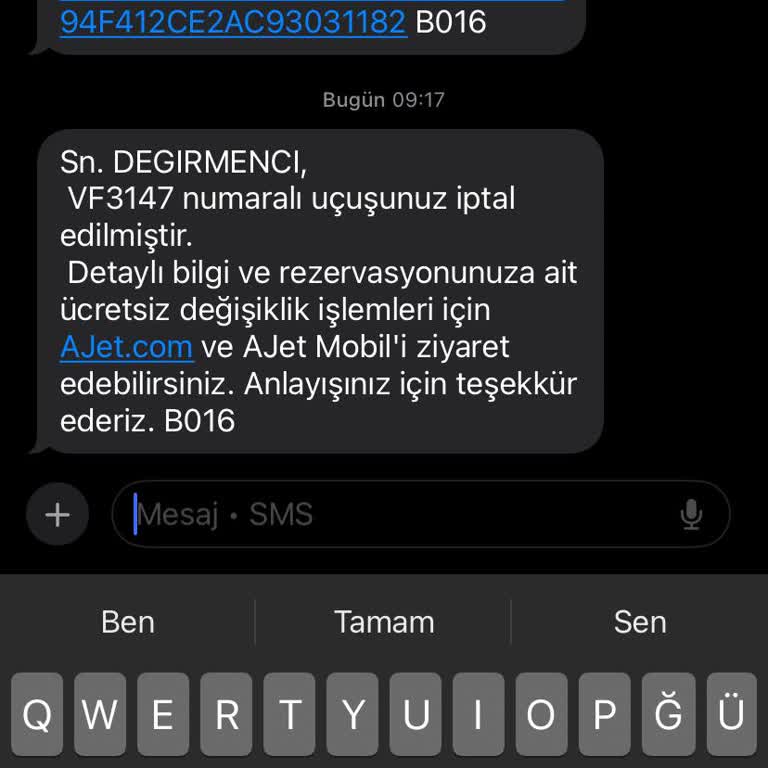 Uçuş İptali Ve Yetersiz Müşteri Hizmetleri