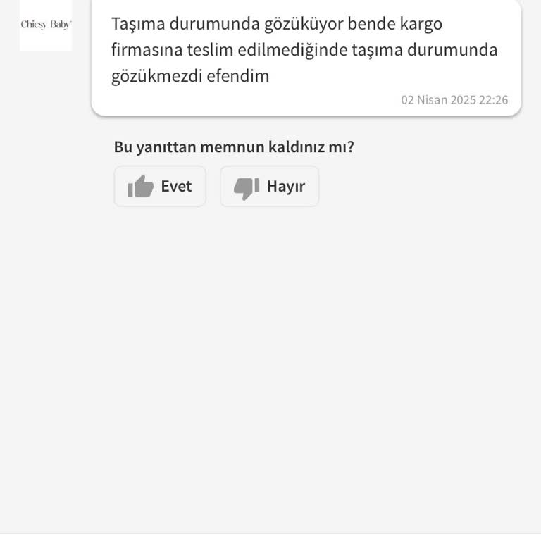 13 Gündür Kargoda Bekleyen Elbise