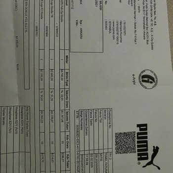 Puma Ürününün Renk Atma Sorunu