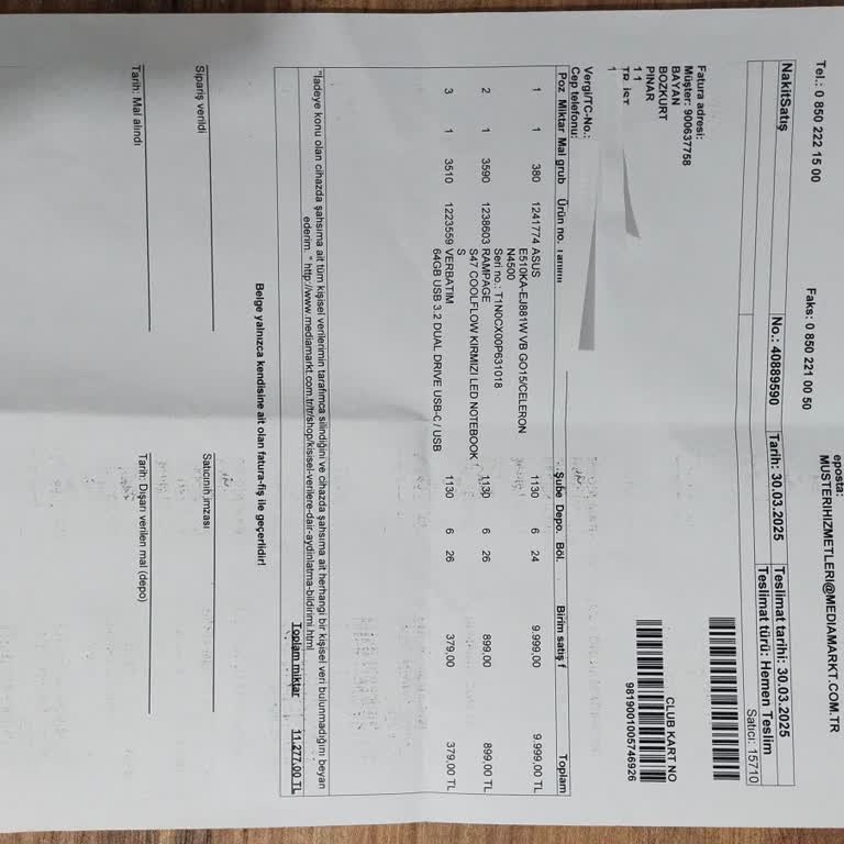 Media Markt'tan Alınan Laptopta Performans Sorunları Ve İade Problemi