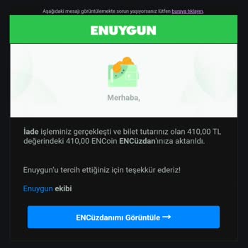 İptal Edilen Biletin İadesi Cüzdana Ulaşmıyor