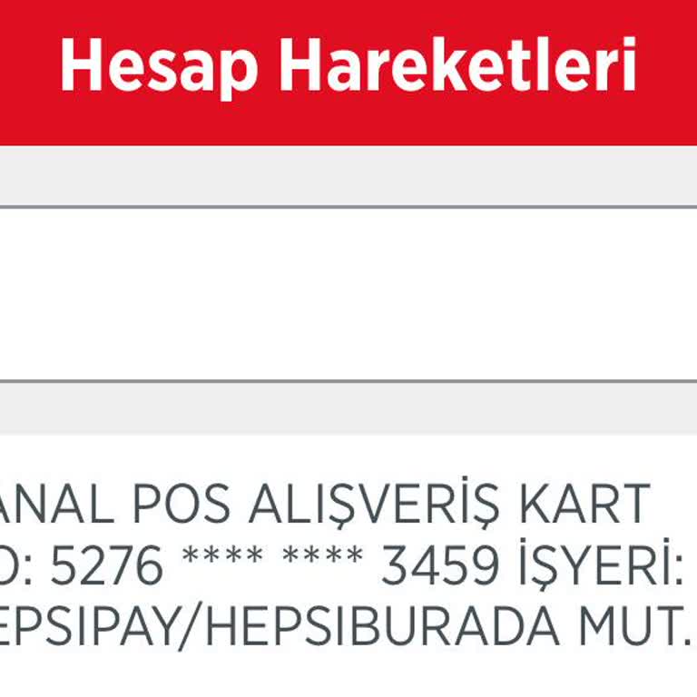 Bilgim Dışında Yapılan Ödeme Şoku