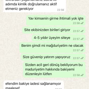 Yatırım Sitesinde Hesap Sıfırlanması Sorunu