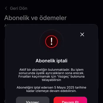 İptal Edilen Abonelikten Yeniden Para Çekilmesi