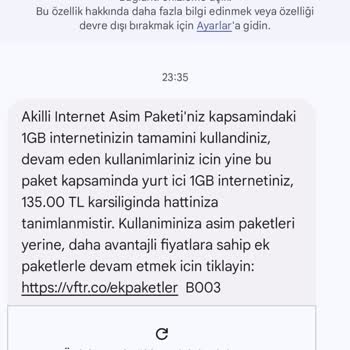 Vodafone'un Otomatik Paket Tanımlama Sorunu Ve Fatura Şikayeti