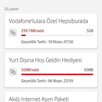 Vodafone'un Otomatik Paket Tanımlama Sorunu Ve Fatura Şikayeti