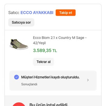 Hepsiburada'da Ayakkabı Siparişi Ve Müşteri Memnuniyetsizliği