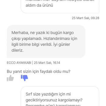 Hepsiburada'da Ayakkabı Siparişi Ve Müşteri Memnuniyetsizliği