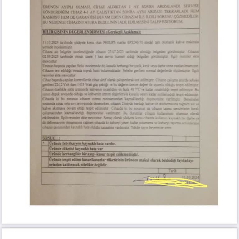 Teknosa'dan Aldığım Kahve Makinesi Sorunu Ve Çözüm Arayışım