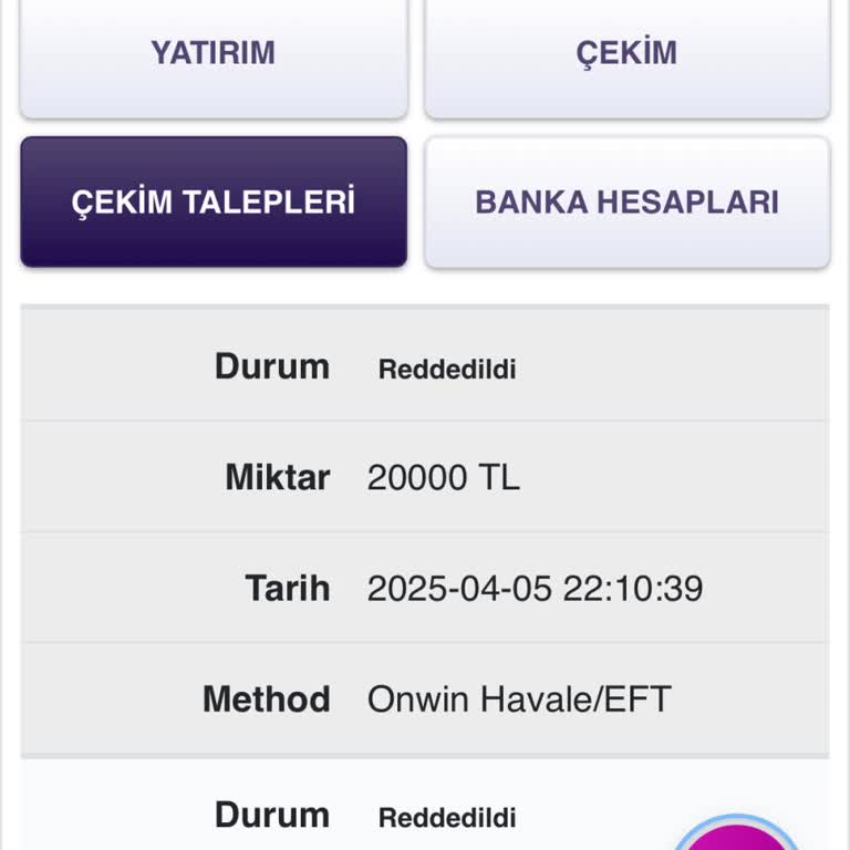 Onwin Bahis'te Hayal Kırıklığı: Hesap Kapatma Ve Bakiye Silinmesi!