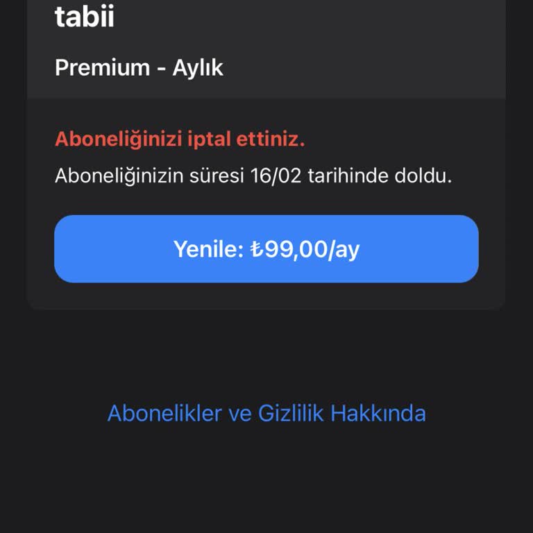 İptal Edilen Üyelik Aktif Kalmaya Devam Ediyor