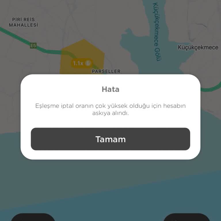 Sürücü Hesabım Haksız Yere Askıya Alındı!