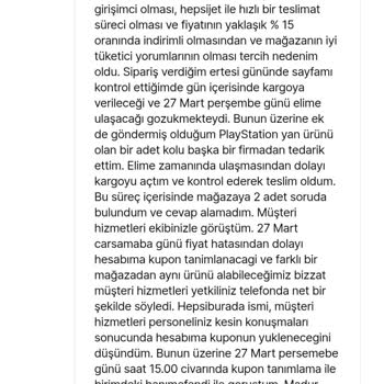 Yanlış Fiyat Girişi Ve Kupon Sorunu: Müşteri Hizmetleri Yetersizliği
