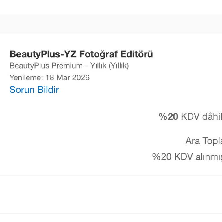 Yapay Ve Kullanışsız: Ücret İadesi Talebim