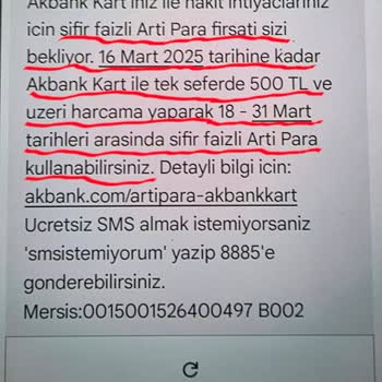 Akbank Kampanya Koşullarını Yerine Getirmiyor