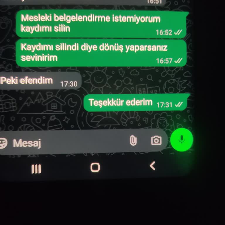 Hizmet Almadığım Kurs İçin Haksız Ücret Talebi