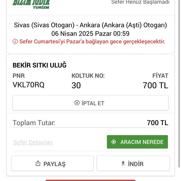 Otobüs Yolculuğunda Yaşanan Koltuk Sorunu Ve Kötü Muamele