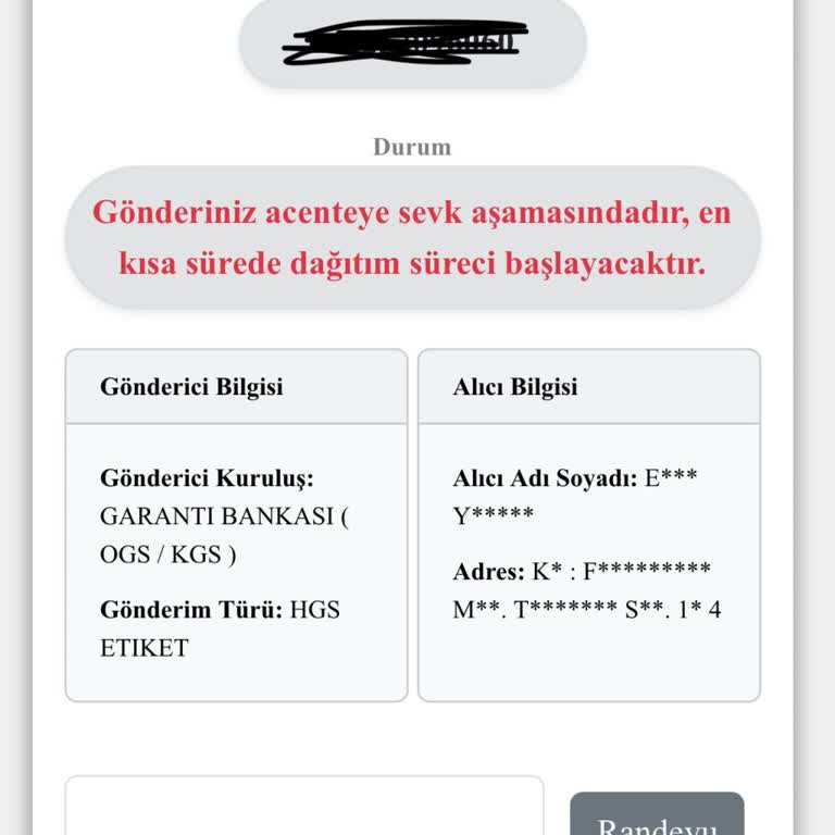 HGS Etiketi Teslim Edilmedi: Kuryenet İle Yaşanan Sorun