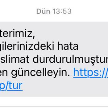 PTT Adına Gelen Sahte Mesajla Bilgilerim Tehlikede