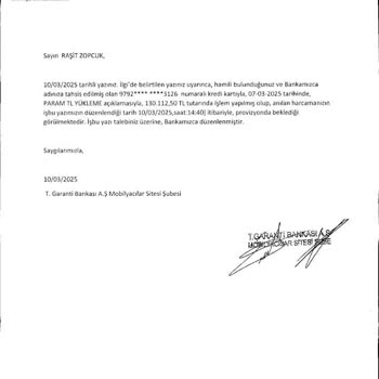 Kredi Kartı Güvenlik Sorunu Ve Yanıtsız İtirazlar
