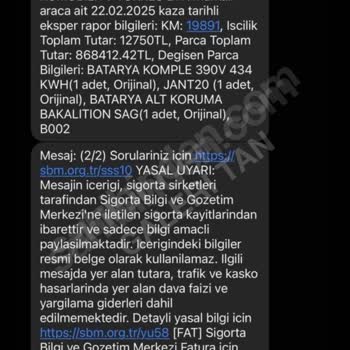 Batarya Değişiminde Yanıltıcı Bilgi