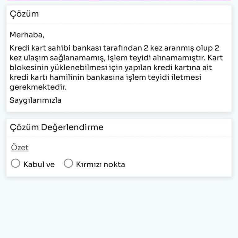 Garanti Bankası Güvenlik Departmanı İletişim Sorunu