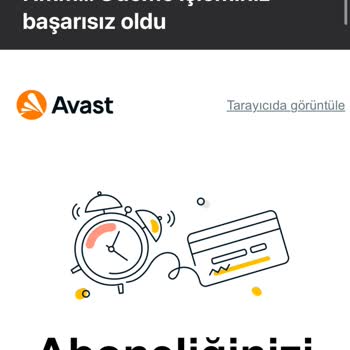 Avast'ın İptal Edilen Abonelikten Para Çekme Israrı