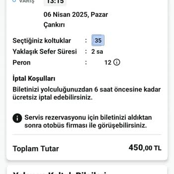 Otobüs Arızası Ve İptal Sorunu