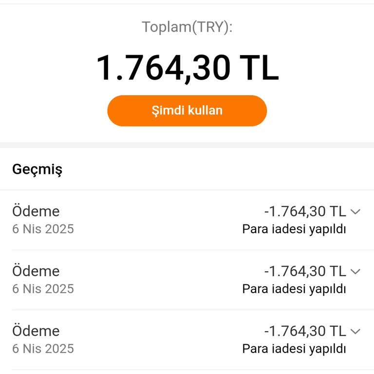 Para İadesi Sorunu Ve Sipariş Tamamlama Engeli