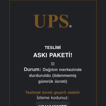 Yetkisiz İşlemler Ve Sahte Kargo Bildirimleri Hakkında Şikayet