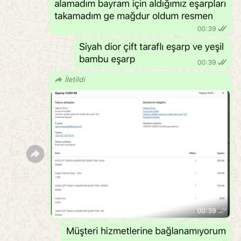 Eksik Ürünler Ve Yetersiz İletişimle Mağduriyet