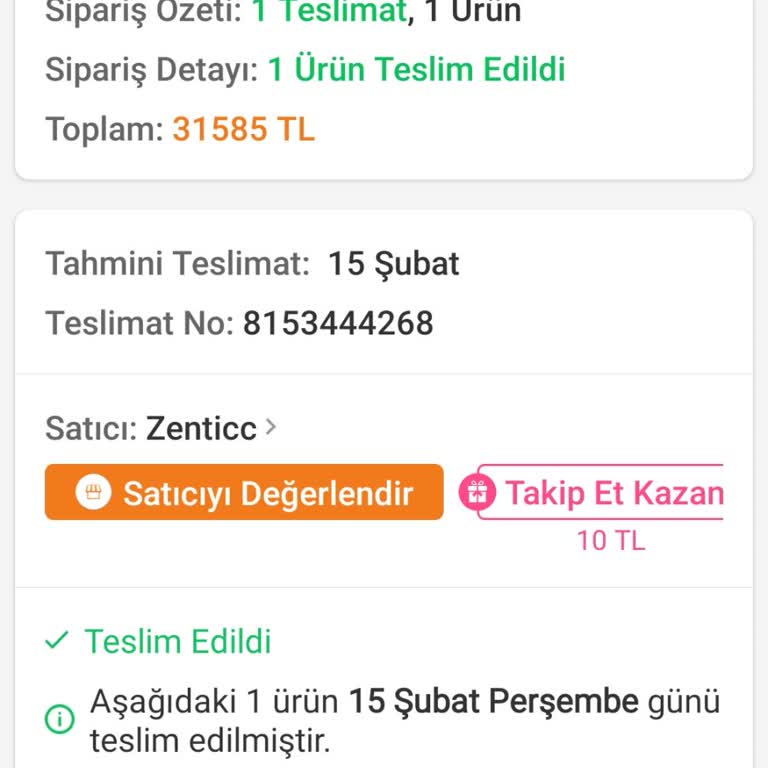 Trendyol Zentico Satıcı Mağduriyeti