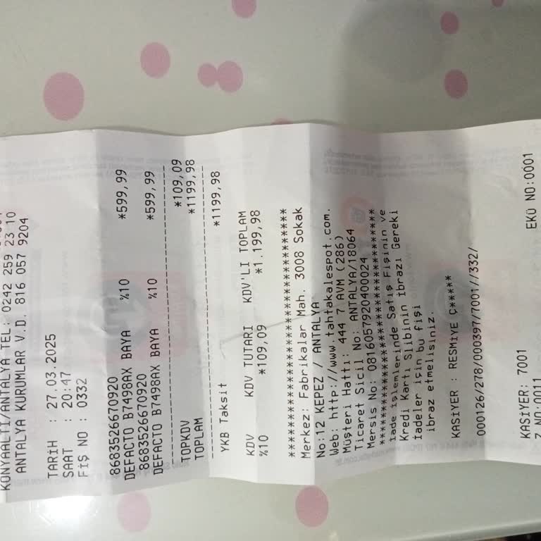 DeFacto Pantolonun Kalitesizliği Ve İade Talebi