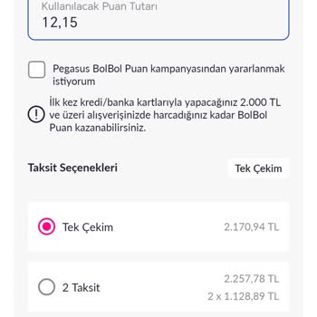 Taksit Kampanyasında Yanıltıcı Bilgi