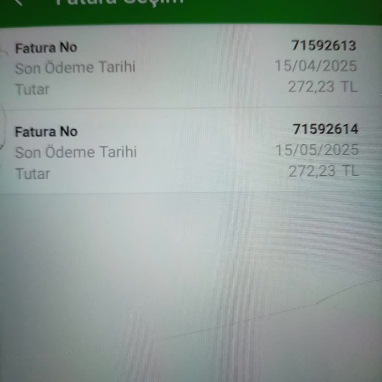 Elektrik Faturasında Anlamsız Bölünme Sorunu