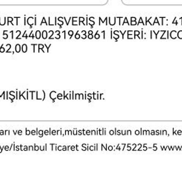 Haberim Olmadan Hesabımdan Para Çekildi: İyzico Ve Kidsecured İle Yaşanan Sorun