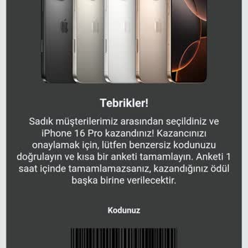 Yanıltıcı Çekiliş Mesajıyla Gelen Tehlike