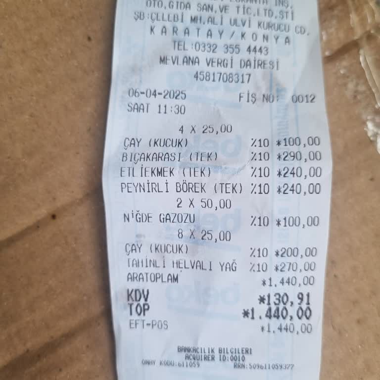 Hasan Şendağlı Konya İkram Gibi Verilen Çaydan Para Alan İşletme